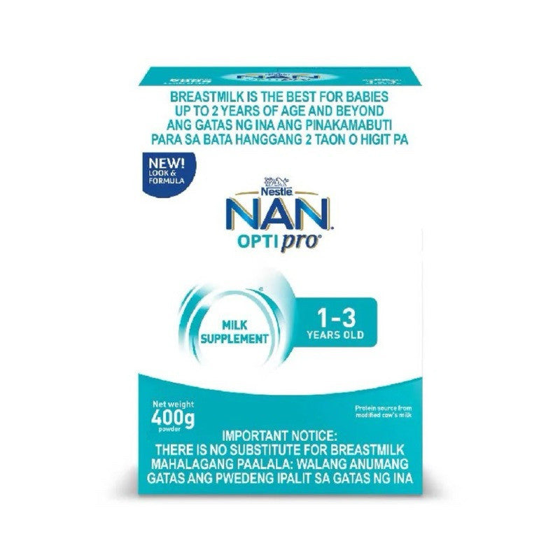 NAN® OptiPro® Three 400g for 1-3 Years Old Milk Supplement