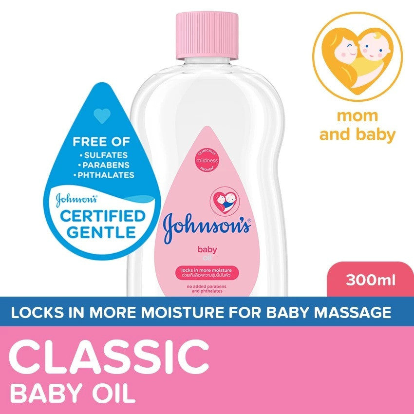 Johnson's Baby Oil 300ml - Baby Oil