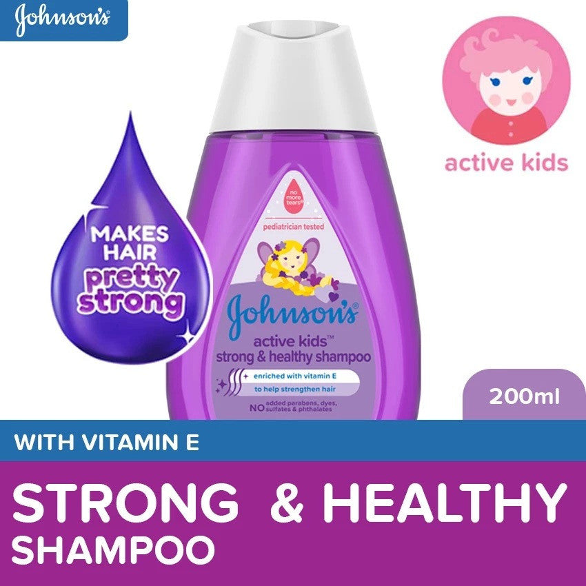 Johnson's Active Kids Strong & Healthy Shampoo 200ml