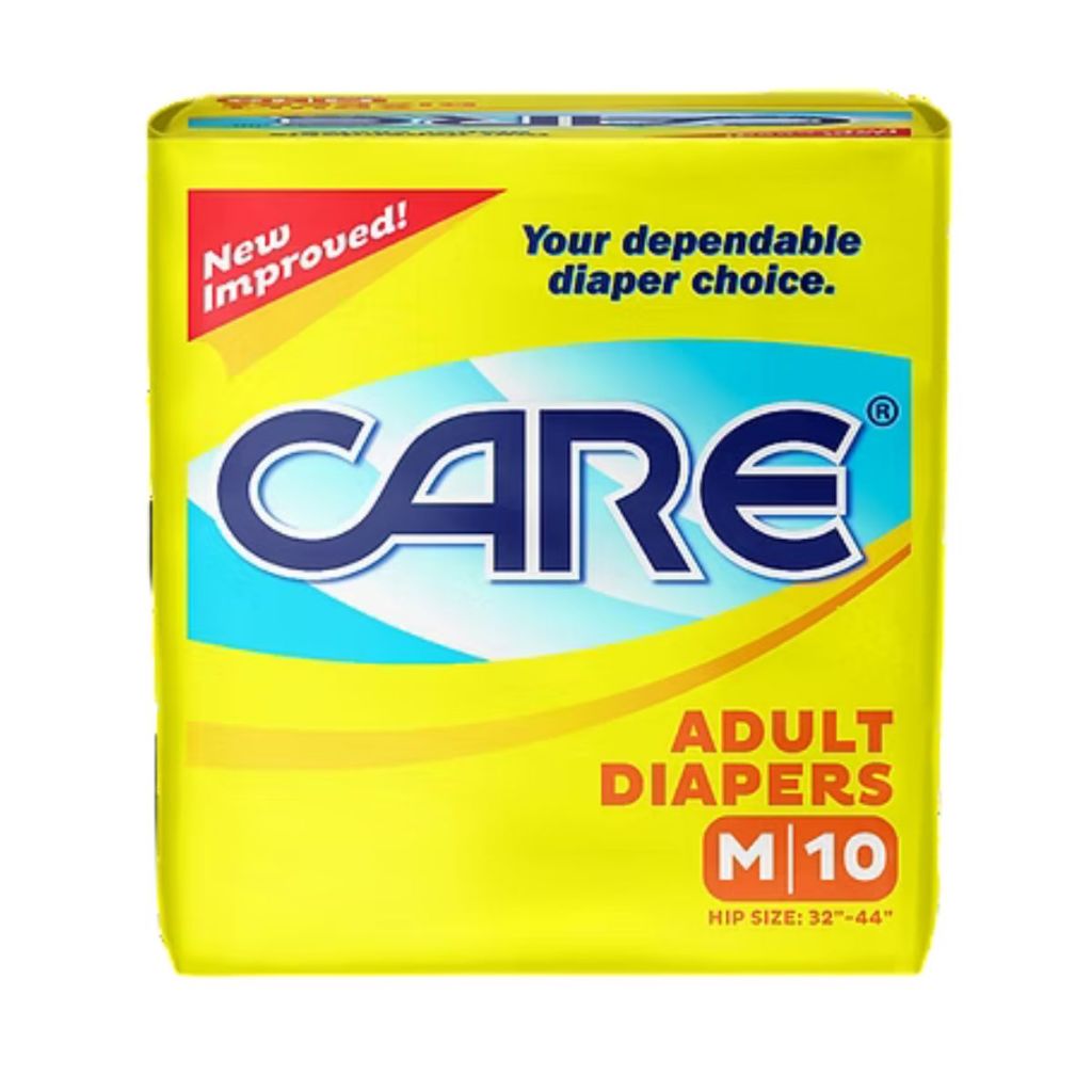 Care Adult Diapers Medium 10