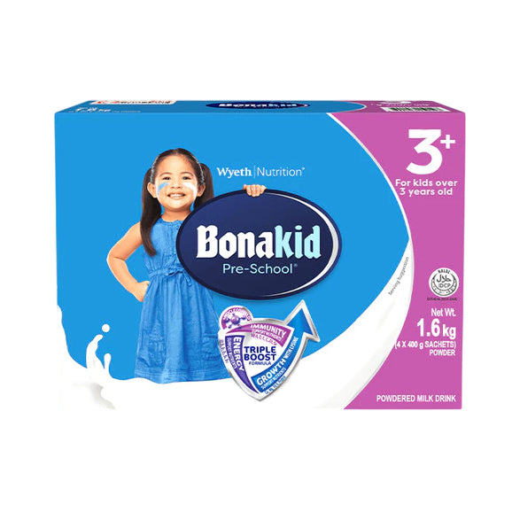 BONAKID PRE-SCHOOL 3+ Powdered Milk Drink for Children Over 3 Years Old 1.6kg