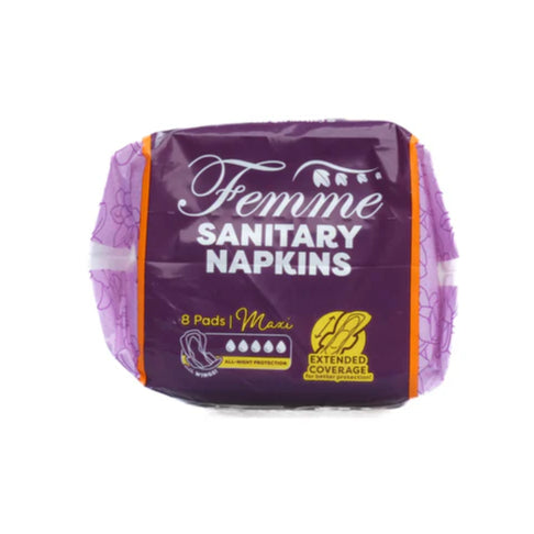 Femme Sanitary Napkins Maxi 8 Pads