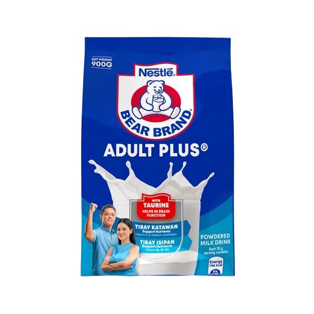 Bear Brand Adult Plus 900g Adult Powdered Milk Drink