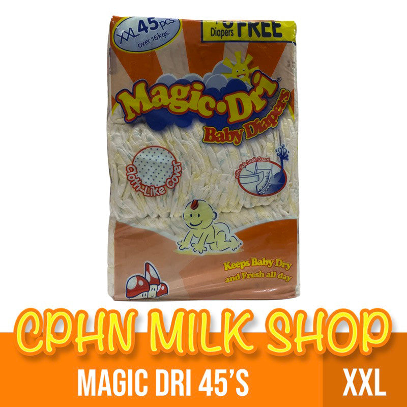 Magic Dri 45's (Variations) XXL | XL | L | M | S Tape Baby Diaper