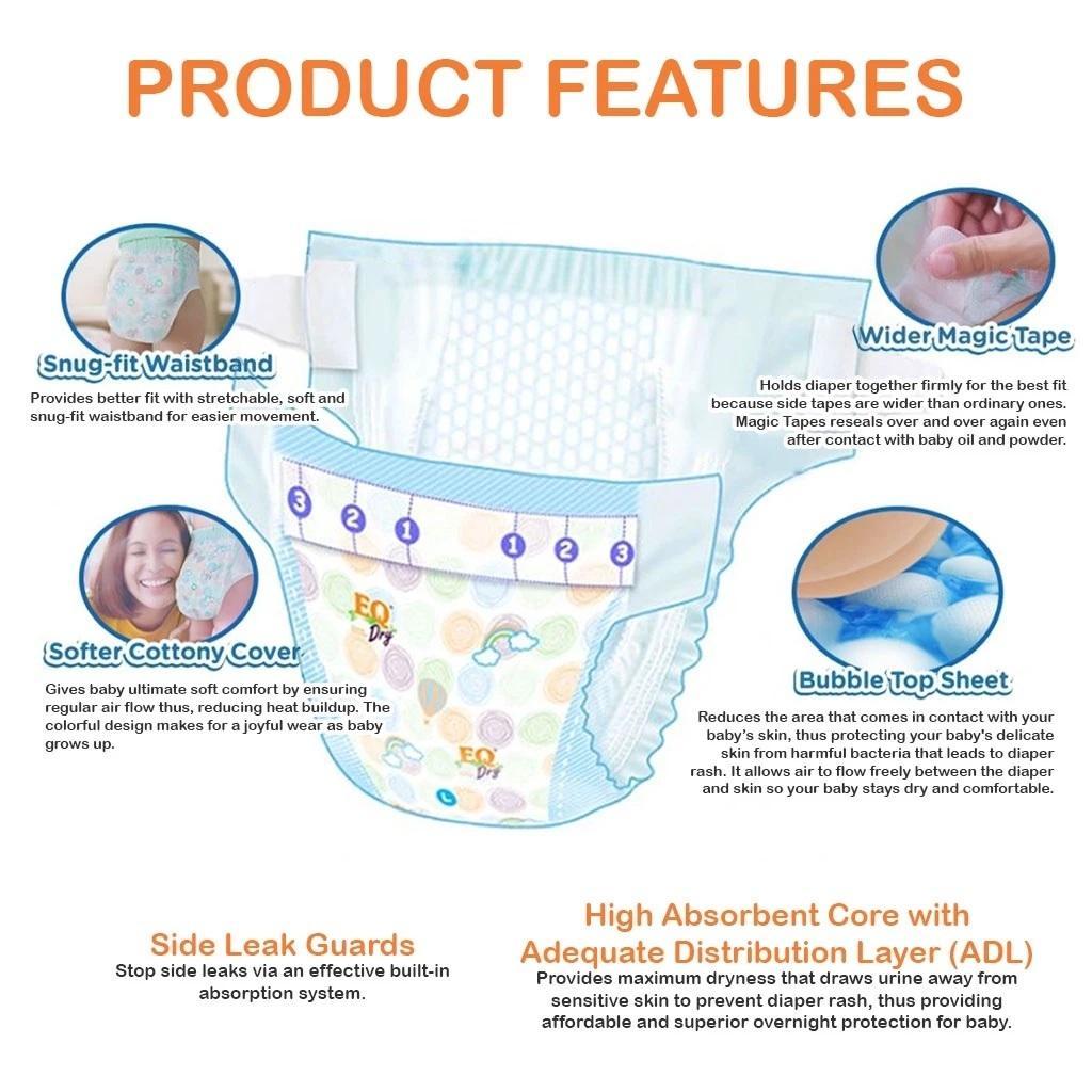 EQ Dry Econo Pack XXL 24's - Tape Baby Diapers