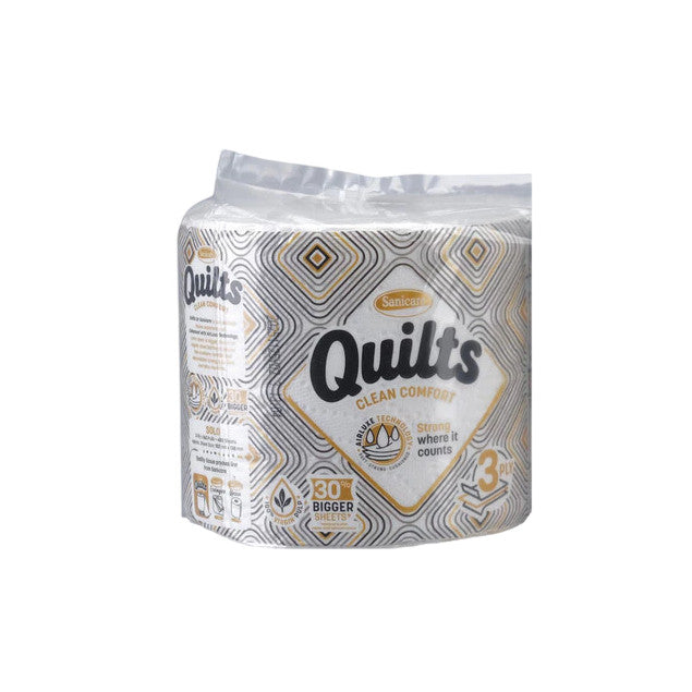 Sanicare Quilts Bathroom Tissue 3-ply 1-roll