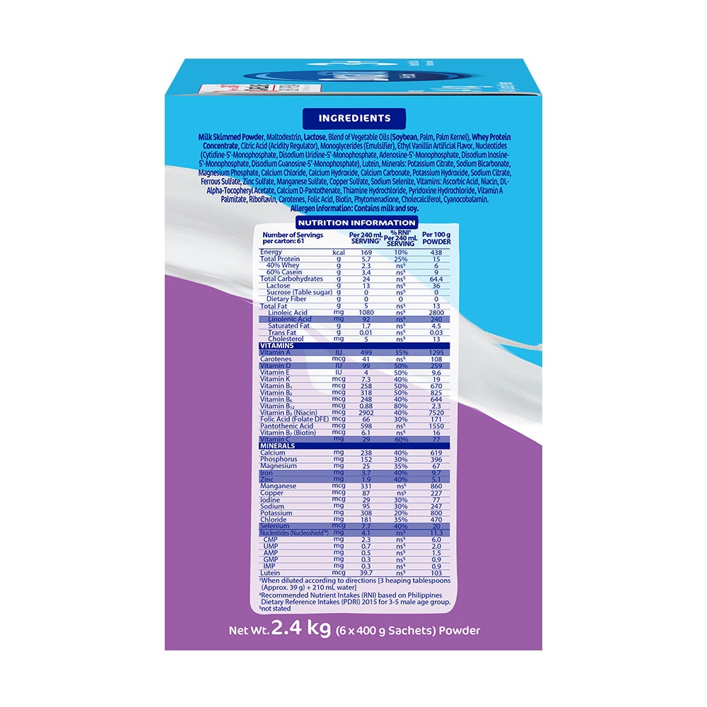 BONAKID PRE-SCHOOL® 3+ 2.4kg for Children Over 3 Years Old Powdered Milk Drink