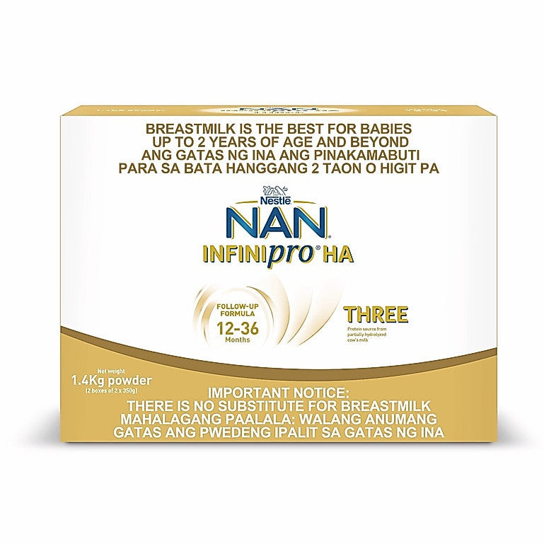 NAN InfiniPro HA Three 1.2kg for 1-3 Years Old Milk Supplement