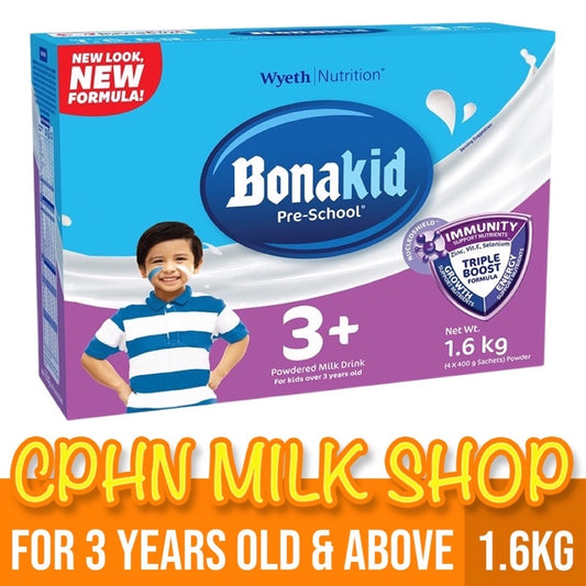 BONAKID PRE-SCHOOL 3+ 1.6kg for Children Over 3 Years Old