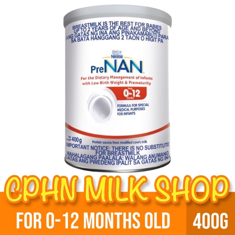 PreNAN® 400g for 0-12 Months Old Infant Formula