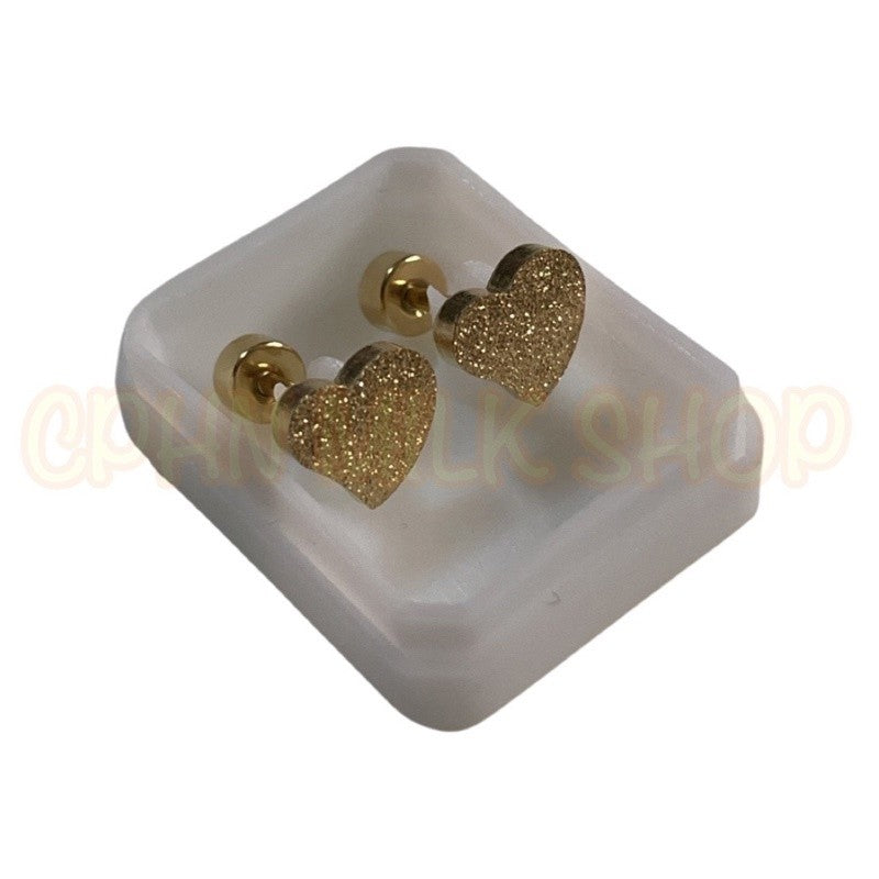 Stainless Steel De Roscas Earrings