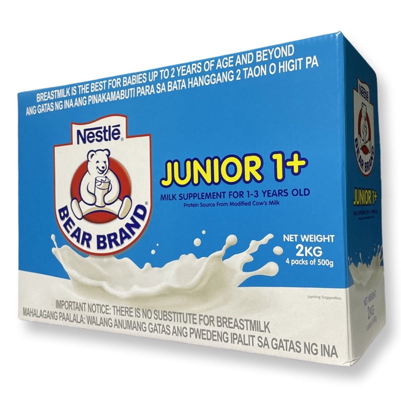 BEAR BRAND Junior 2kg for 1-3 Years Old Milk Supplement