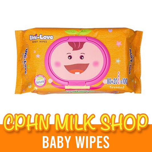 UniLove Powder Scent Baby Wipes 100's