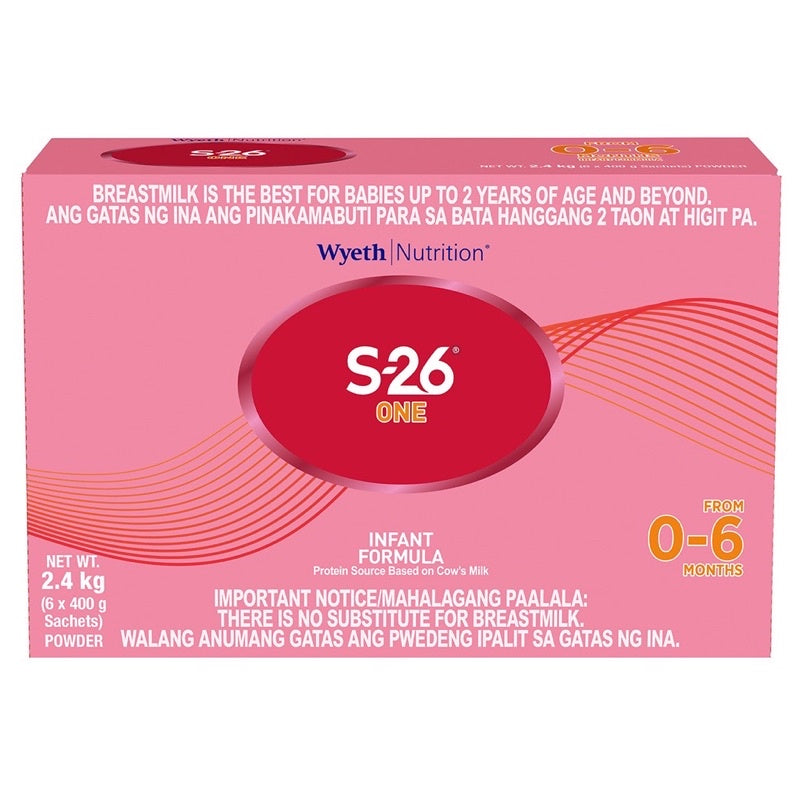 S-26® ONE 2.4kg for 0-6 Months Old Infant Formula