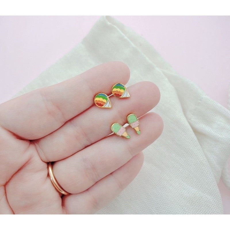 Stainless Steel Earrings Icecream