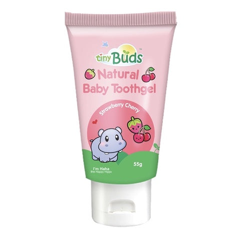 Tiny Buds Baby Toothgel  Strawberry Cherry 55GRAMS