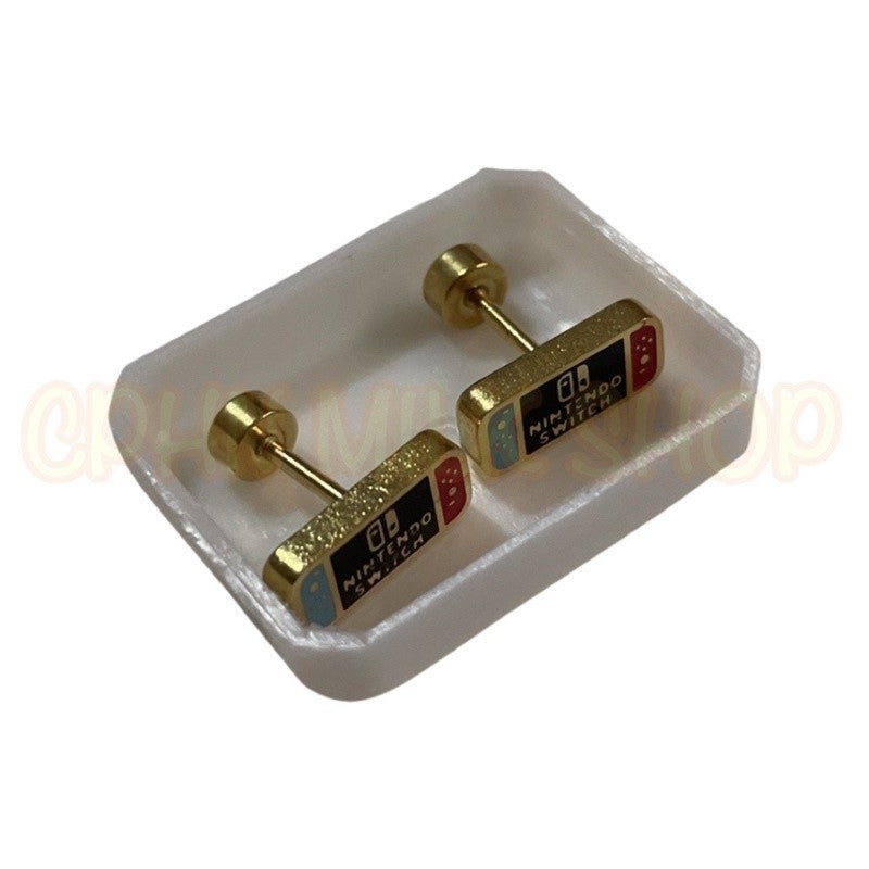 Stainless Steel Earrings Nintendo Switch