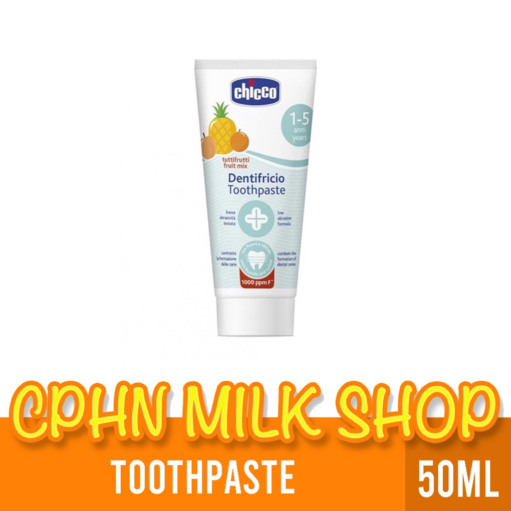 Chicco Fruit Mix Kids Toothpaste with Flouride 1-5 Years Old 50ml