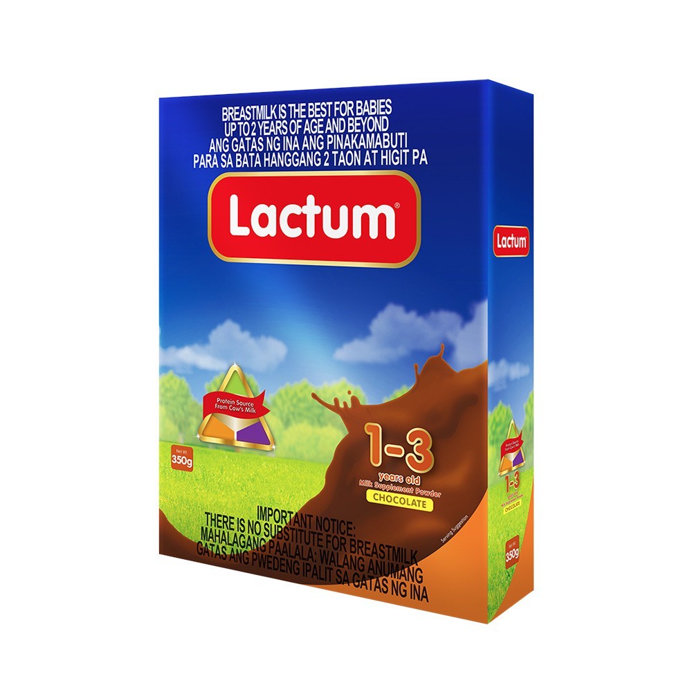 Lactum for 1-3 Years Old 350g Chocolate Milk Supplement