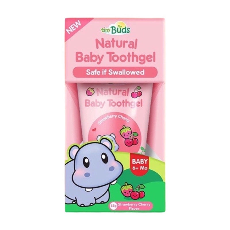 Tiny Buds Baby Toothgel  Strawberry Cherry 55GRAMS