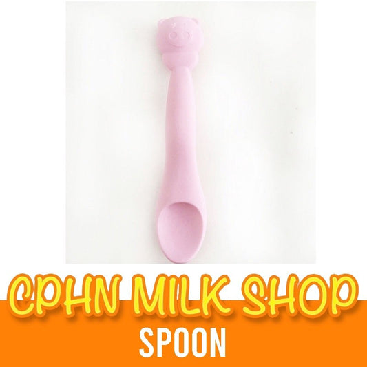 Chicco Silicone Feeding Spoon - Pink