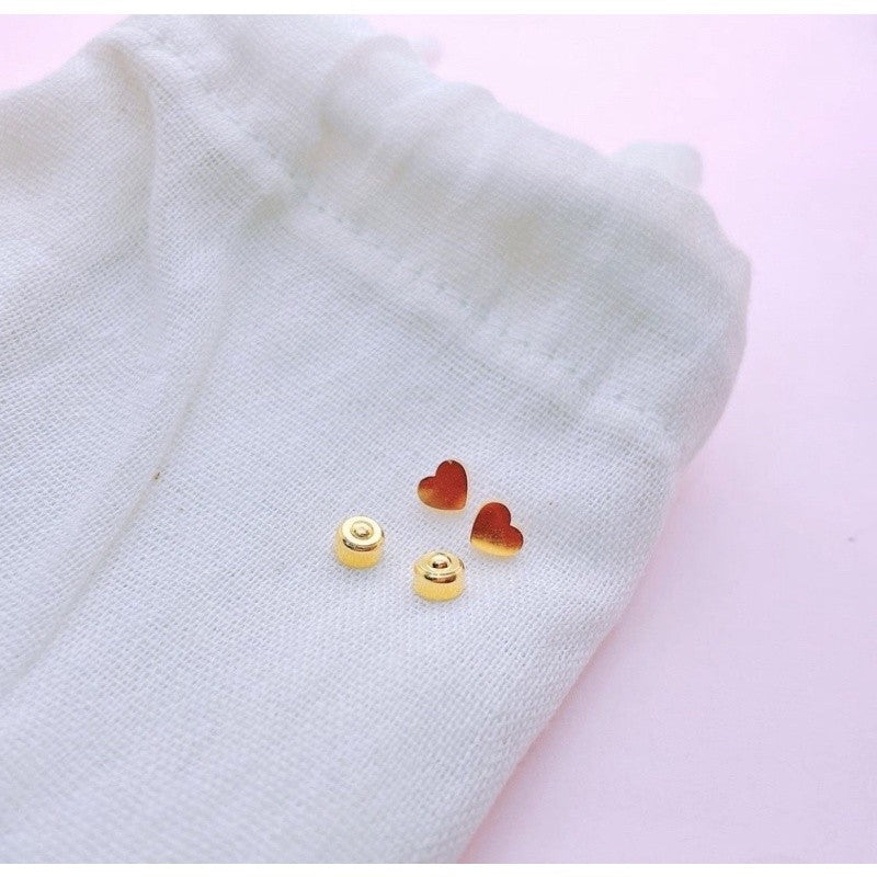 Stainless Steel Earrings Small Heart