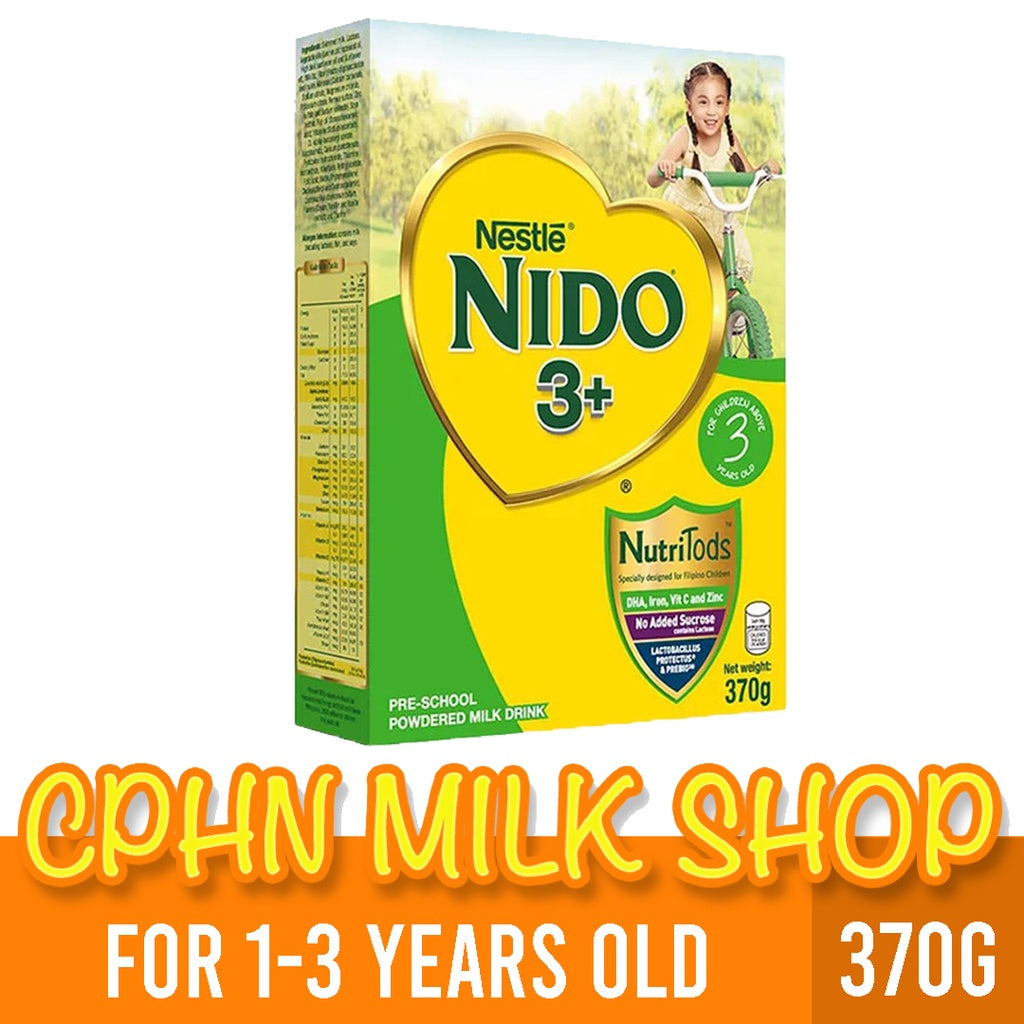 NIDO 3+ 370g For Pre-Schoolers Above 3 Years Old Powdered Milk Drink