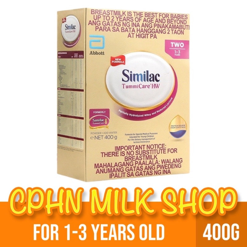 Similac TummiCare HW Two 400g for 1-3 Years Old Milk Supplement
