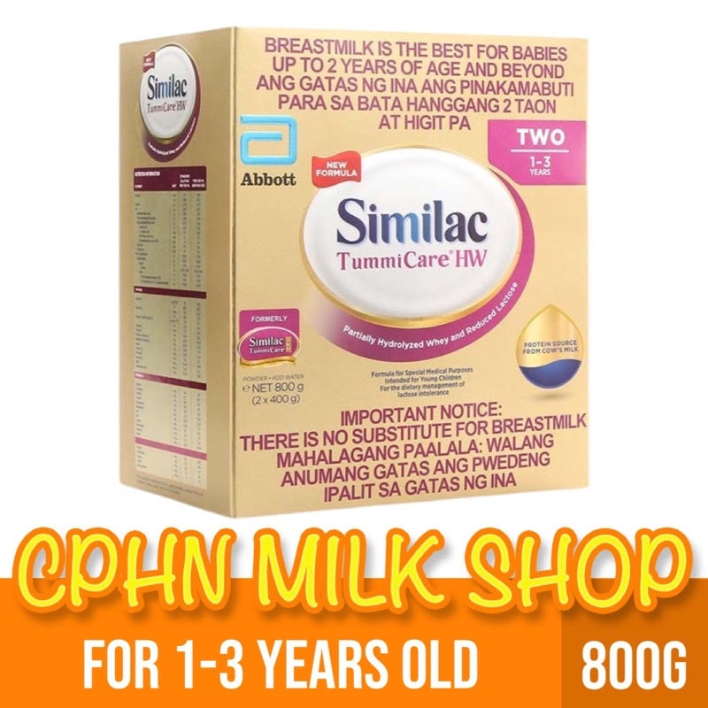 Similac TummiCare HW Two 800g for 1-3 Years Old Milk Supplement