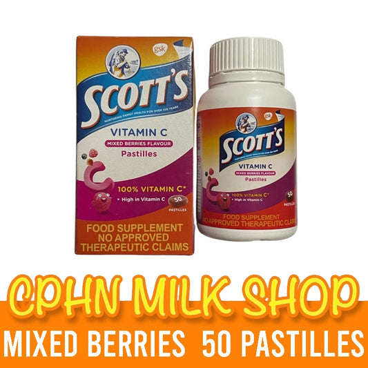 Scott's Vitamin C Pastilles Mixed Berries Vitamins for Kids 50