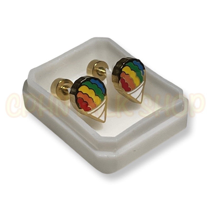 Stainless Steel Earrings Icecream