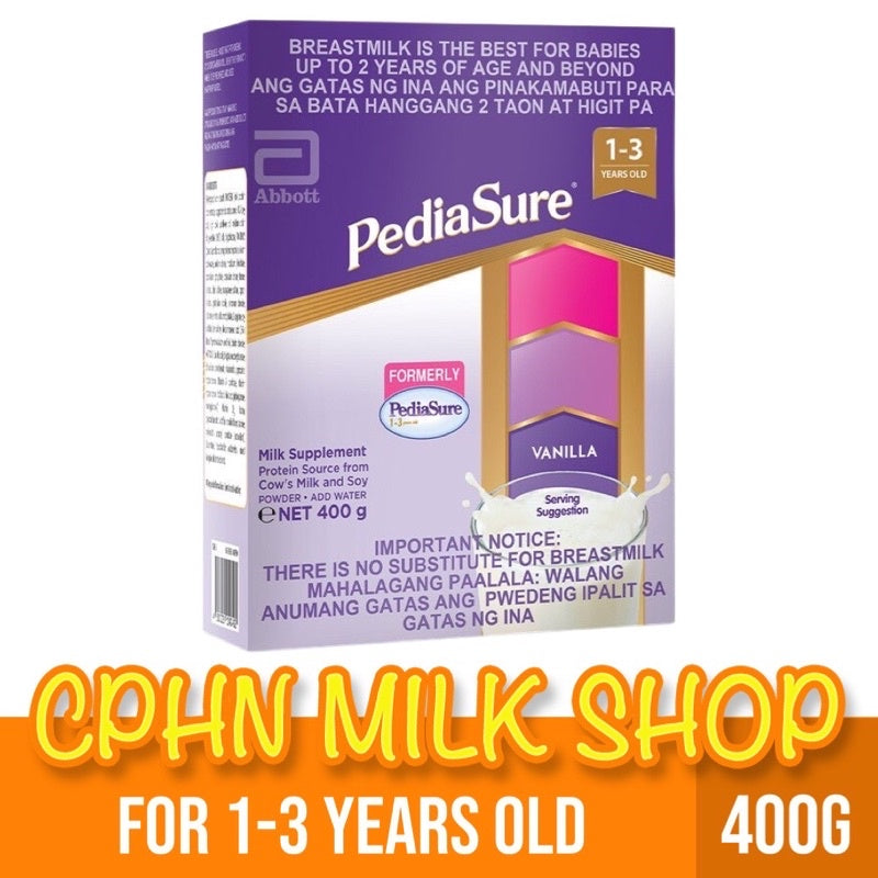 Pediasure Vanilla 370g for 1-3 Years Old Milk Supplement
