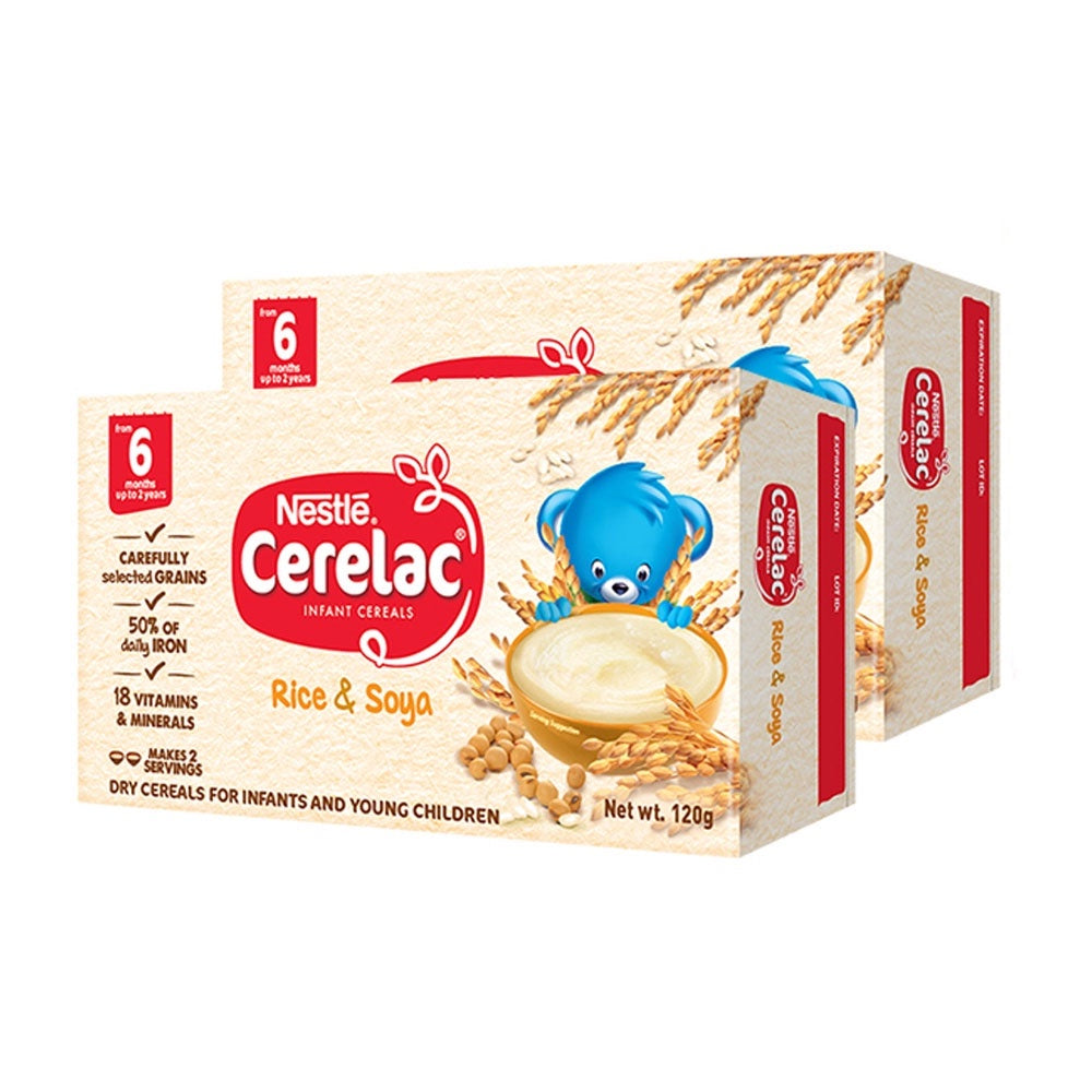 CERELAC Rice & Soya 120g - Infant Cereal