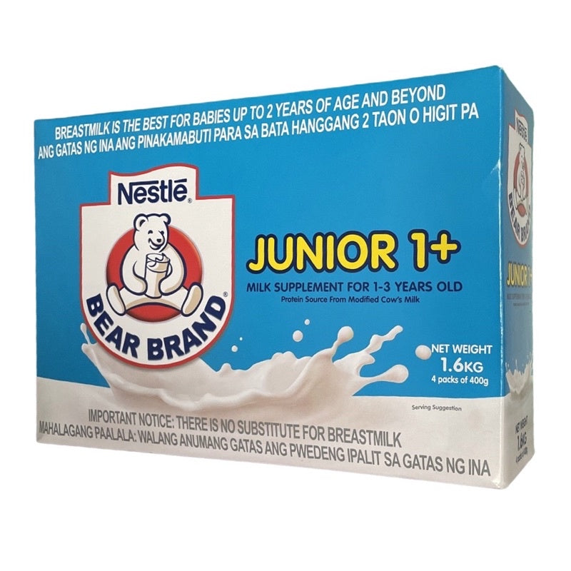 BEAR BRAND Junior 1.6kg for 1-3 Years Old Milk Supplement