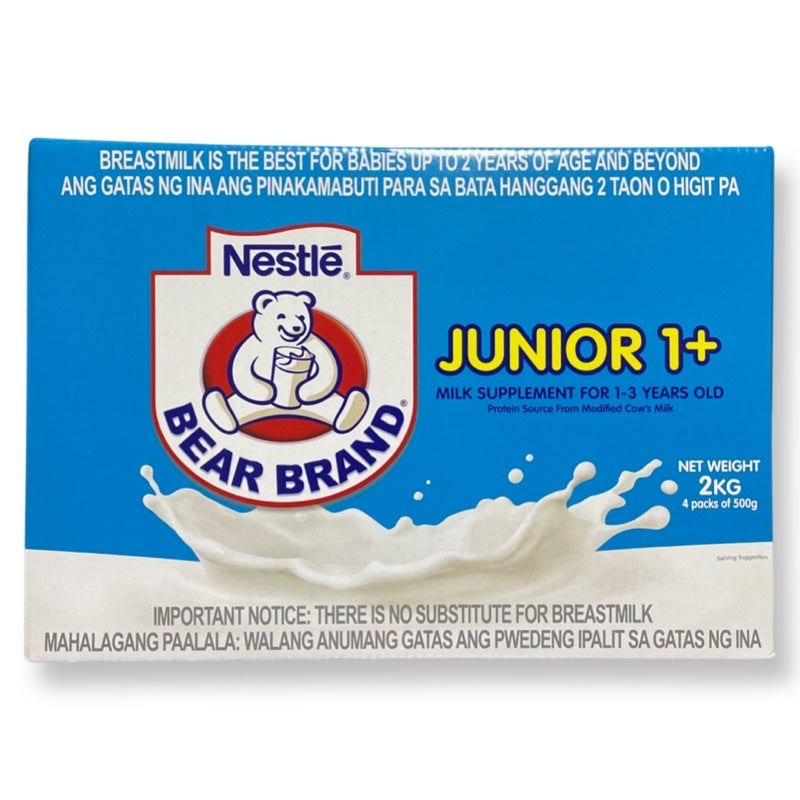 BEAR BRAND Junior 2kg for 1-3 Years Old Milk Supplement