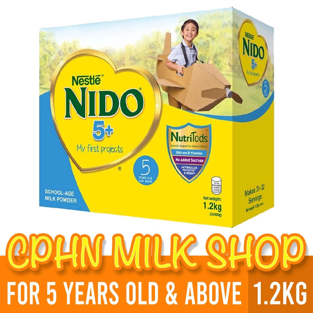 NIDO® 5+ 1.2kg For Children Above 5 Years Old Powdered Milk Drink
