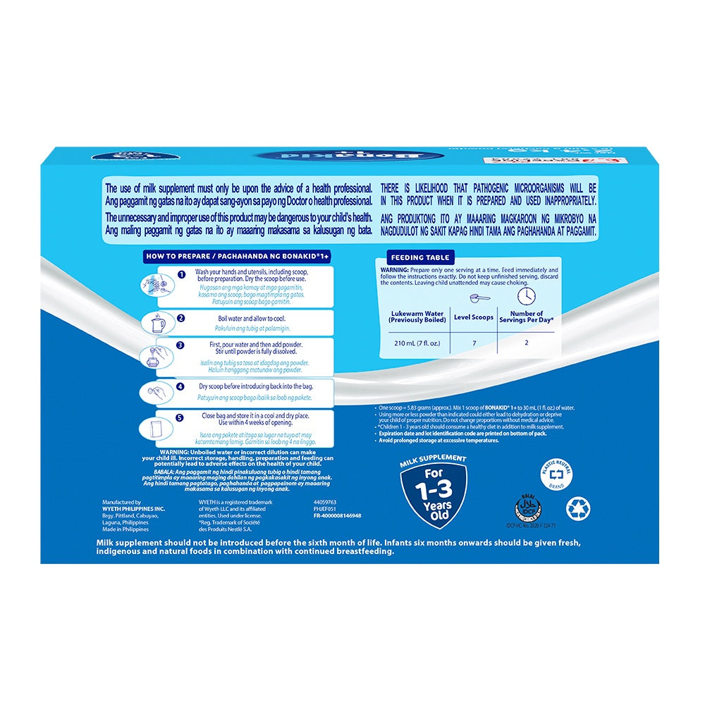 BONAKID® 2.4kg for 1-3 Years Old Milk Supplement