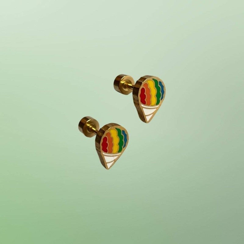 Stainless Steel Earrings Icecream