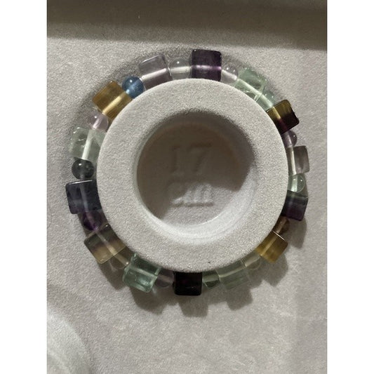 colorful cube flourite