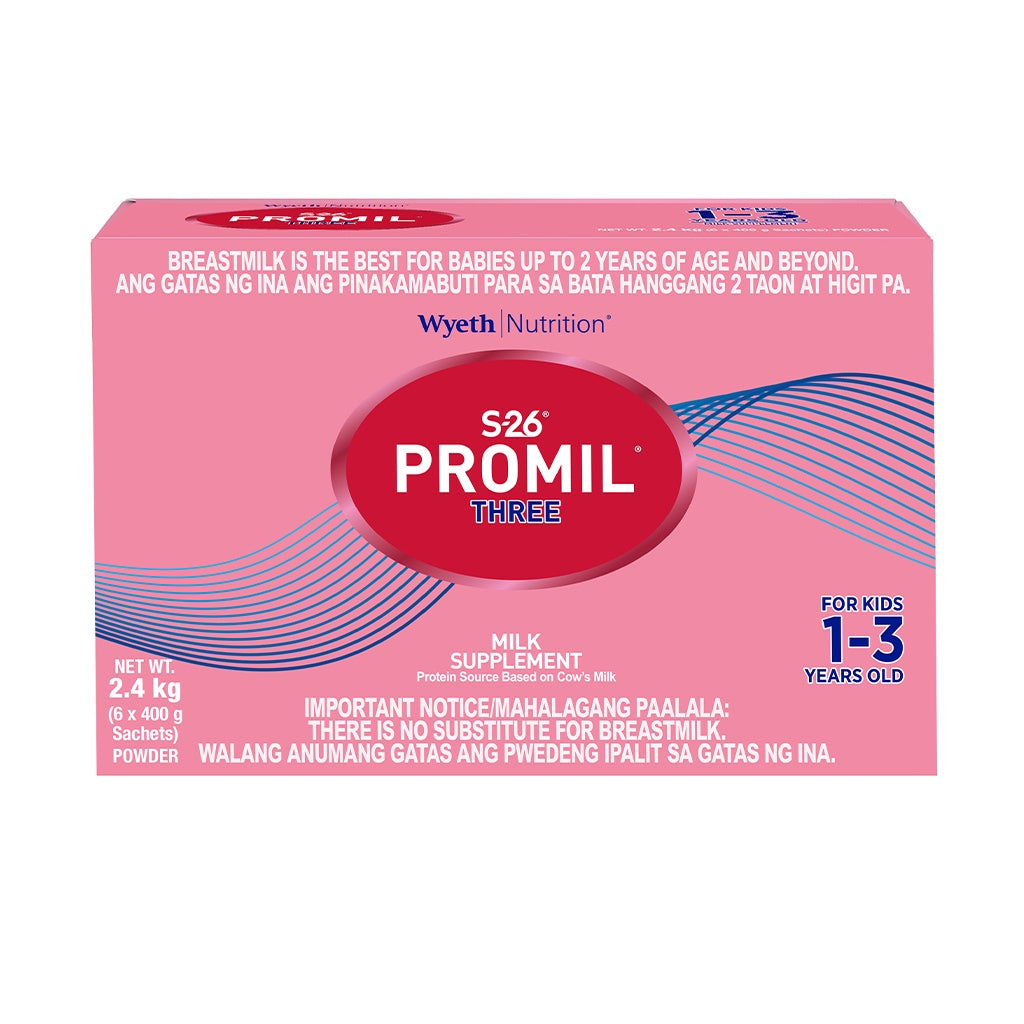 S-26® PROMIL® THREE 2.4kg for 1-3 Years Old Milk Supplement