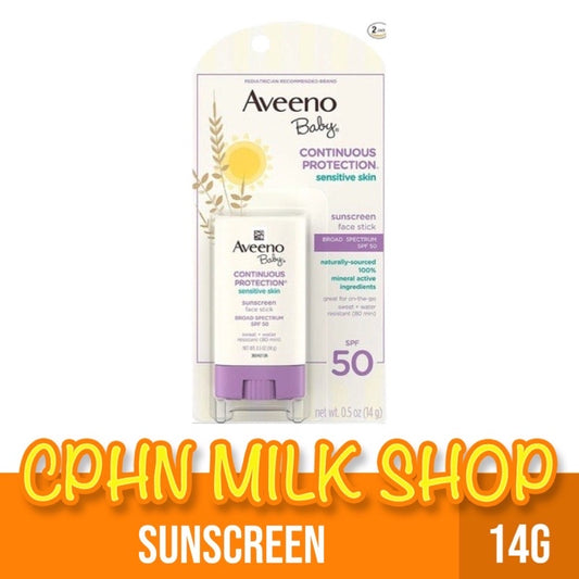 Aveeno Baby Continuous Protection Sensitive Skin Mineral Sunscreen Stick