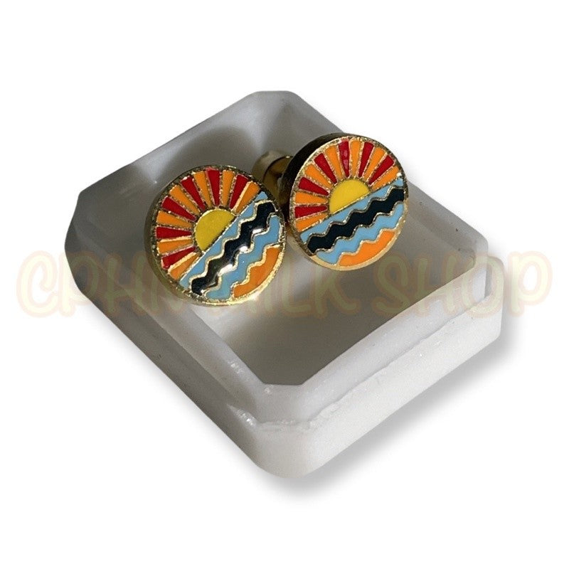 Stainless Steel De Roscas Earrings