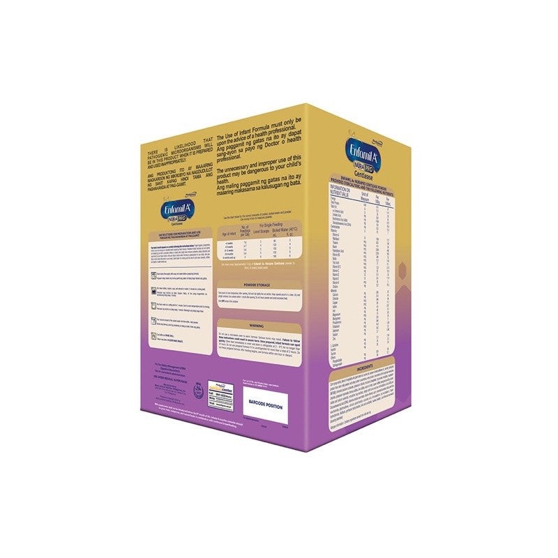 Enfamil A+ Nurapro Gentlease 1.6kg for 0-12 Months Old Infant Formula