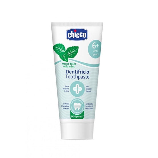 Chicco Mild Mint Toothpaste for Kids with Flouride 50ml (6years old and older)