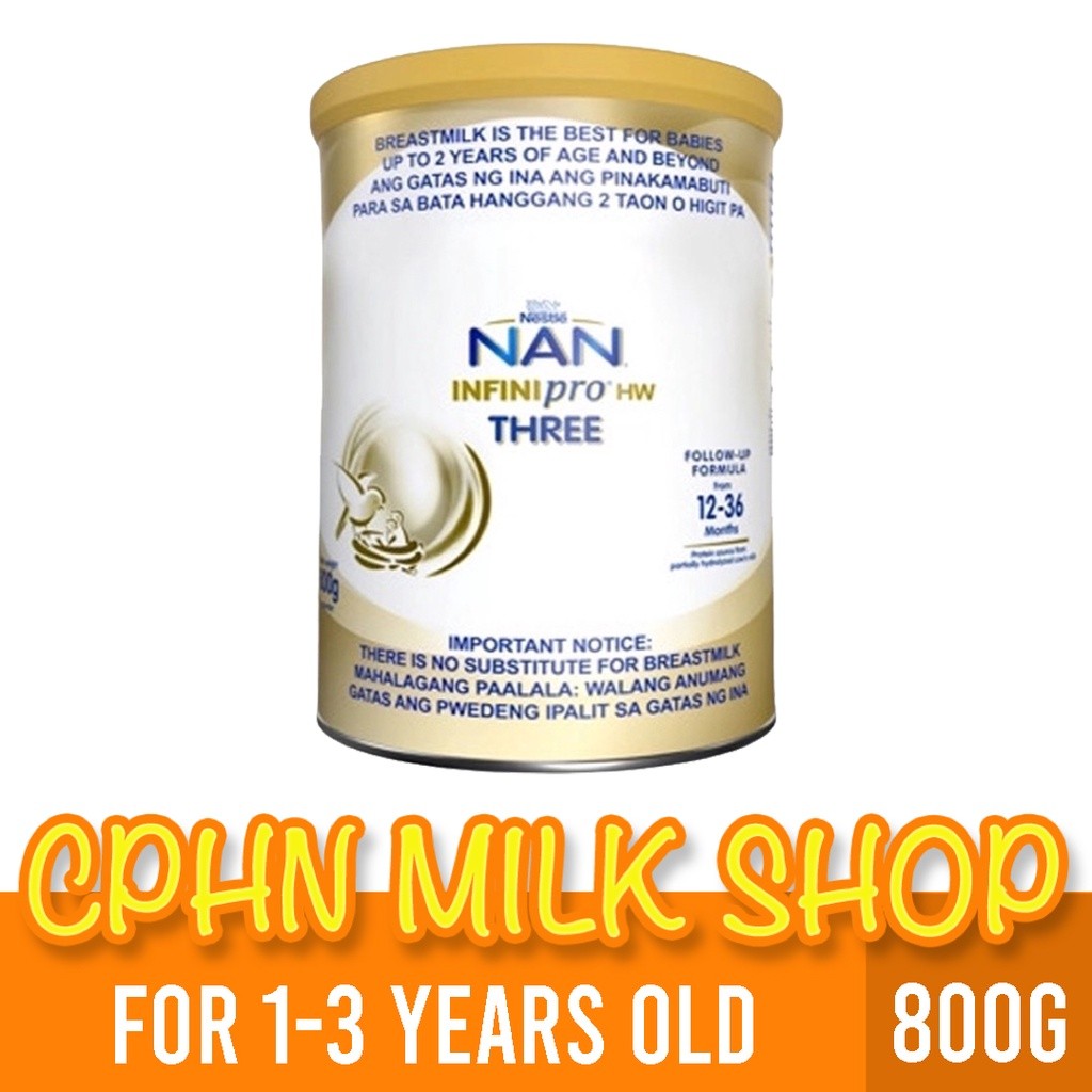 NAN® InfiniPro® HA Three 800g for 1-3 Years Old Milk Supplement