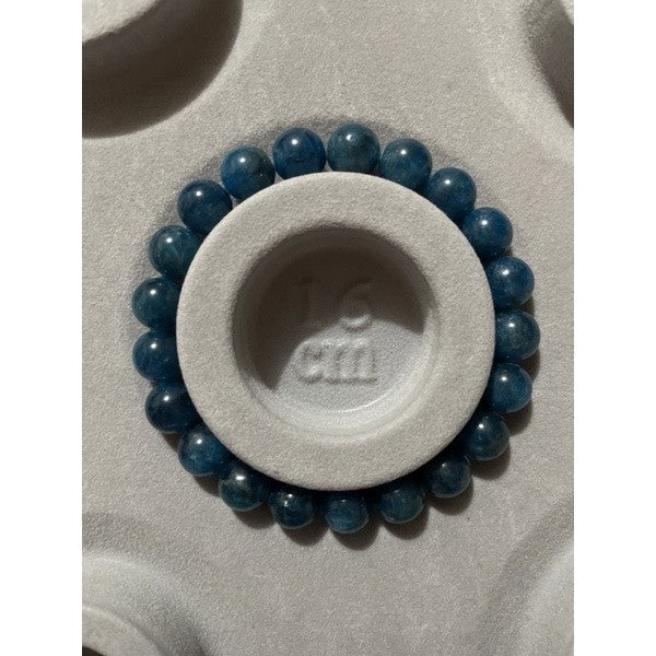 Blue apatite 8.6MM (16cm wrist size)