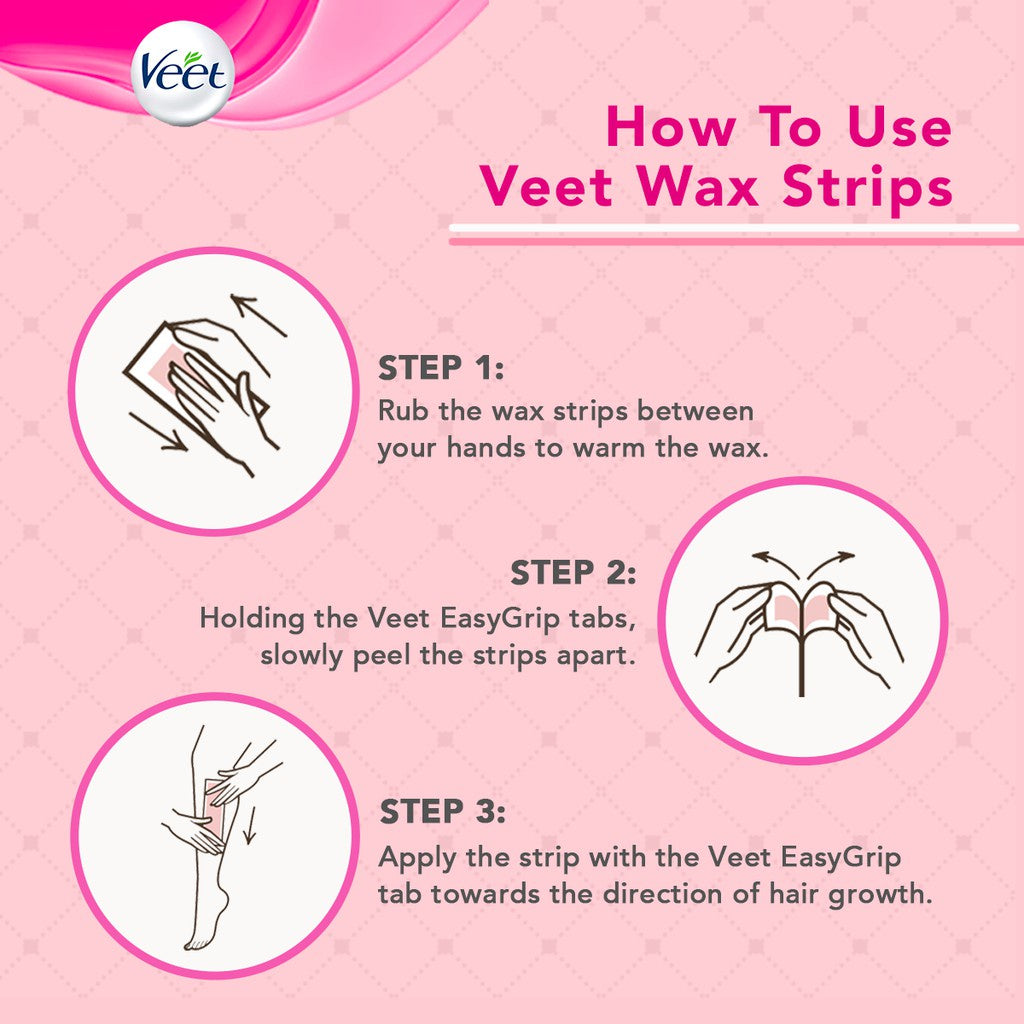 Veet Cold Wax Strips for Face 12's