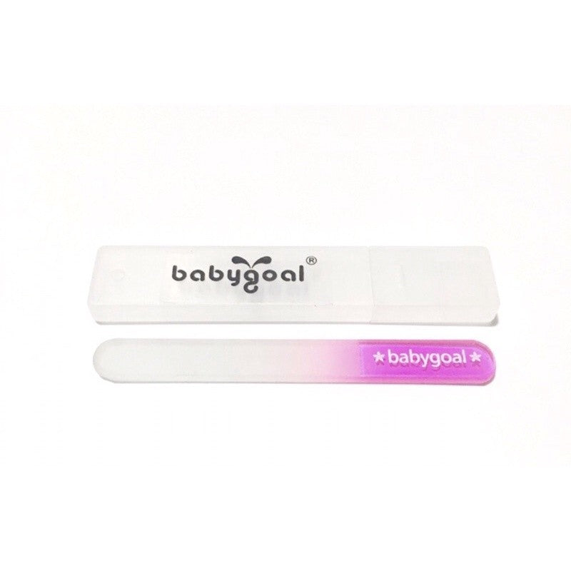 BABY GOAL GLASS NAIL FILE WITH HARDCASE -PINK
