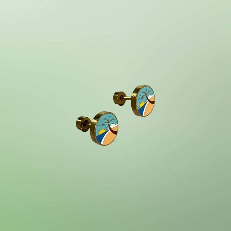 Stainless Steel Earrings Paradise