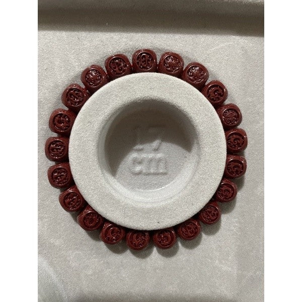 Cinnabar cube bracelet